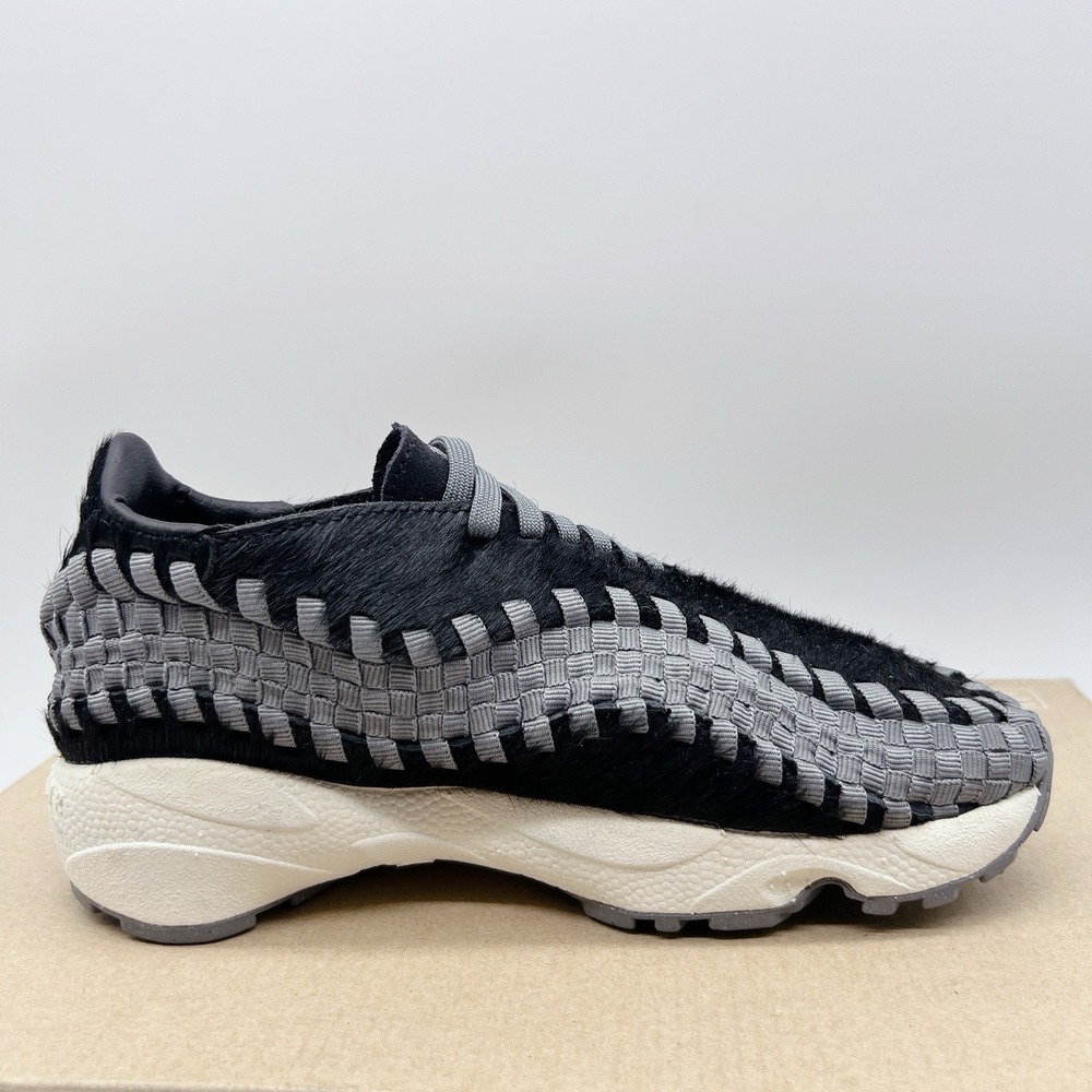 Nike Air Footscape Woven Women's Platform Sneakers Shoes Black Grey US 5.5 - Picture 8 of 13